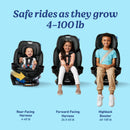 Turn2Me 3-in-1 Rotating Convertible Car Seat - London