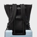 Faux Neoprene Backpack - Black