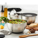 MIU France Stainless Steel Mixing Bowl Set with Graters - 8-Piece Set