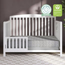 2-in-1 Crib & Toddler Mattress - Silver Honeycomb