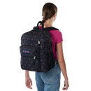 Big Student Backpack - Black Bows