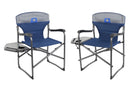 Folding Director’s Chair 2-Pack - Blue
