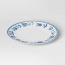 13" Stoneware Serve Platter Blue Floral - Threshold™