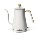 1-Liter Electric Gooseneck Kettle 1200 W White Icing by Drew Barrymore