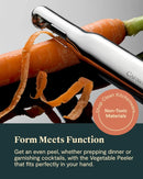 Vegetable Peeler - Stainless Steel - Ergonomic Handle