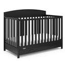 Benton 5-in-1 Convertible Crib with Drawer - Black