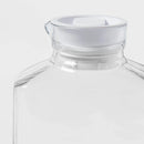 64oz Glass Straight Side Pitcher with Lid