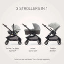 Premier Modes Merge Stroller with EZ Spin Wheels for 360 Rotation - Midtown