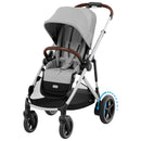 e-Gazelle S Full-Size Convertible Stroller - Stone Grey