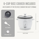 1.5qt Rice Cooker - White