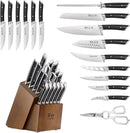 Olympus Series Forged German Steel 17-Piece Knife Block Set