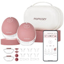 Mobile Flow™ Hands-Free Breast Pump M9 - Cozy Red