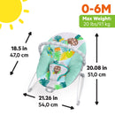 Vibrating Baby Bouncer - Green