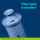 Water Pitcher Dispenser with Elite Water Filter - White