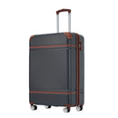20" Luggage 1 Piece With Tsa Lock, Lightweight Suitcase Spinner Wheels, Carry on Vintage Luggage