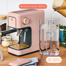 Slim Espresso Machine with 20-Bar Pressure - Rose