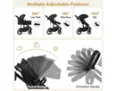 3-in-1 Newborn Stroller - Black