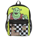 Shrek & Donkey Swamp & Checkered Backgrounds 16" Backpack