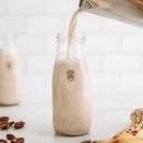 Glass Milk Bottles - Set of 2