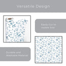 Bonded Grip Shelf Liner - Wisteria Blue