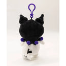 Sanrio Kuromi Full Body Plush Dangle Keychain - White