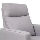 Gabby Pillowback Swivel Glider - Misty Gray