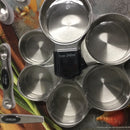 Stainless Steel Magnetic Measuring Cups and Spoons Set