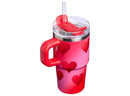 20 oz Stainless Steel H2.0 Flowstate Quencher Tumbler - Rouge Heart Gradient
