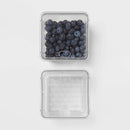 2pk Small Produce Bin Fridge Bin with Lid