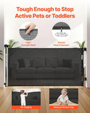 Retractable Baby Gate - Black