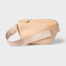 Faux Neoprene Fanny Pack - Tan