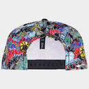 Overtime Adult Flat Brim Snapback Baseball Hat - Printed Crown