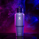 Hydro Flask 32oz Wide Mouth Flex Straw Travel Water Bottle- Phantom