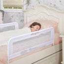 Adjustable Mesh Bed Rail - White