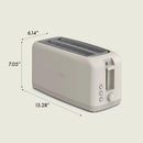 4-Slice Slim Toaster - Oatmilk