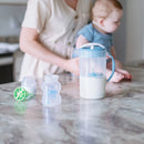 Baby Formula Mixing Pitcher with Locking Lid - Blue