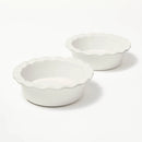 2-Piece Round Mini Pie Dishes - Cream