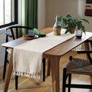 Cotton Textured Table Runner - Ivory