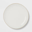 12pc Stoneware Wethersfield Artisan Dinnerware Set White