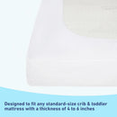 Premium Waterproof Crib and Toddler Mattress Protector - 1 Pack