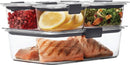 8-Piece Clear Storage Containers Set