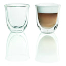 DeLonghi 6oz Cappuccino Double Wall Thermal Glasses 2pk