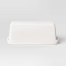 Stoneware Butter Dish White