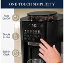 De'Longhi TrueBrew Automatic Coffee Maker with Bean Extract Technology - Black Matte