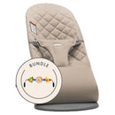 BabyBjorn Bouncer Bundle Classic Quilt - Sand Grey