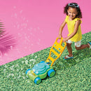 Light Up Bubble Lawn Mower - Machine for Kids Outdoor Fun