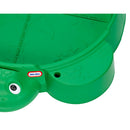 Turtle Sandbox with Lid and Four Seats - Green