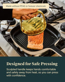 6" Grill Press - Stainless Steel