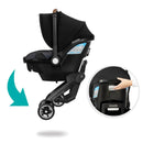 Shyft DualRide Travel System with Carryall Storage - Boone Gray