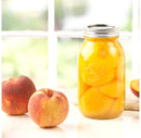 32oz 12pk Glass Regular Mouth Mason Jar with Lid and Band